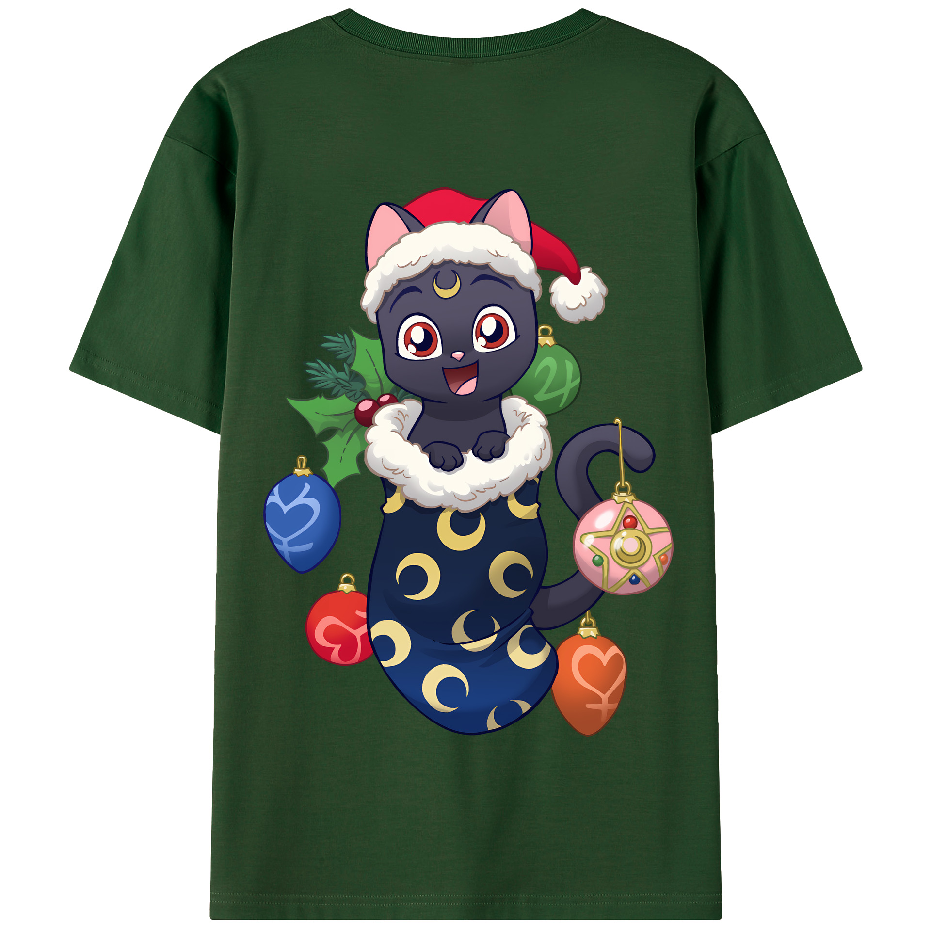（画像用） 美少女戦士セーラームーン Sailor Moon 綿100％半袖Tシャツ（背面プリント）